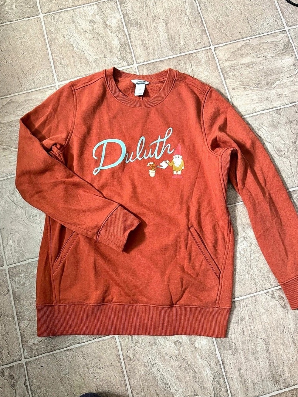 Duluth Women’s Graphic Crewneck Garden Gnome Sweatshirt